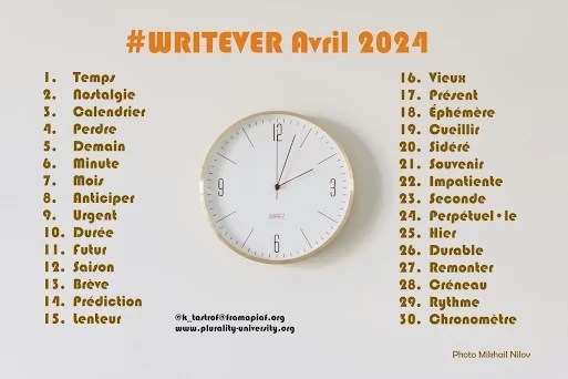 #Writever avril 2024