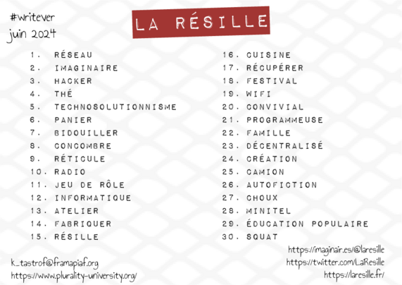 #Writever Juin 2024